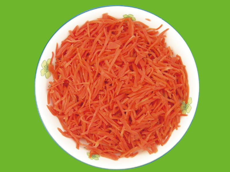 Salted carrot shreds